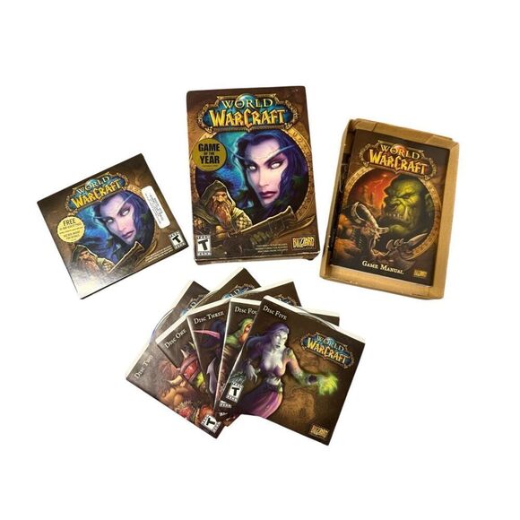 World of Warcraft PC Game Blizzard Entertainment CIB 2004 - Picture 5 of 5